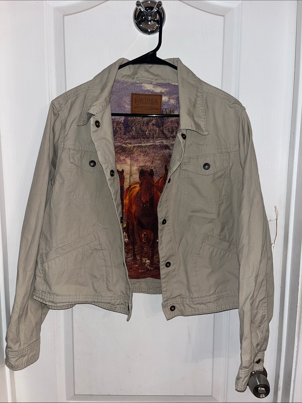 Outback Trading Company Ladies Wild Horses Jacket, size 1X